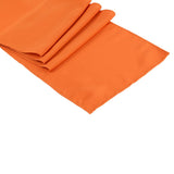 Orange Polyester Table Runner