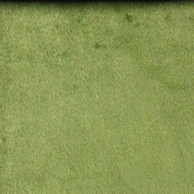 Olive Green Velboa Fur Solid Short Pile