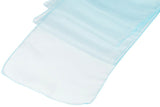 (12 / Pack ) 14 in. x 100 in. Baby Blue Organza Table Runner