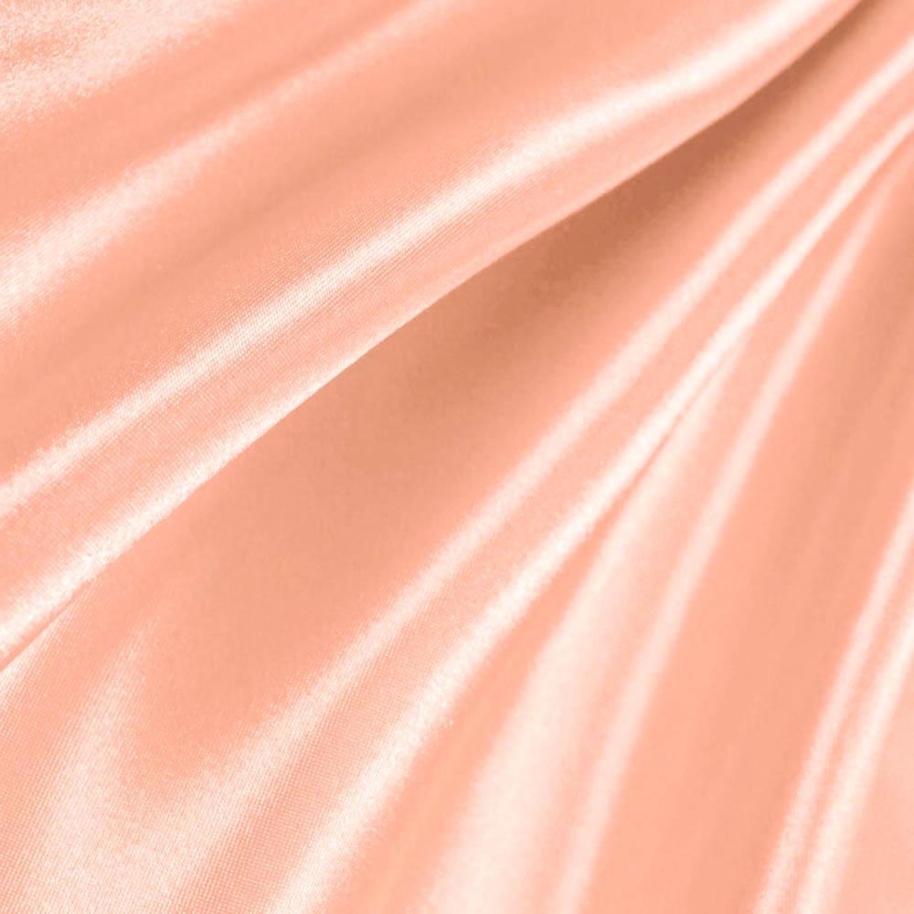 Peach Bridal Satin Fabric / 50 Yards Roll