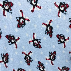 Penguin Snowman Anti Pill Fleece Fabric