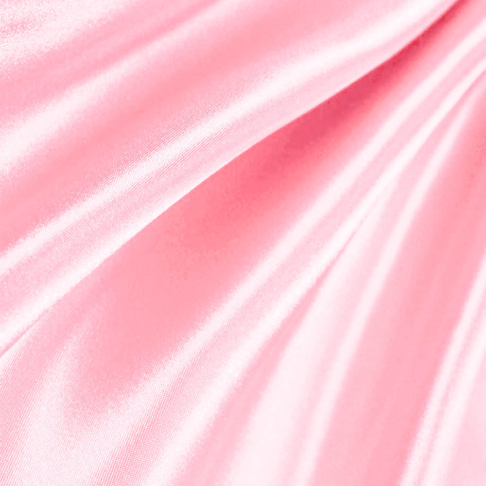 Light Pink Poly Satin Fabric