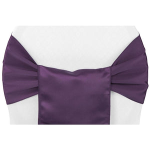 (12 Pack ) Purple Satin Sash