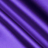 Violet Crepe Back Satin Fabric