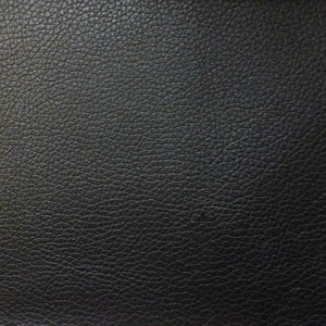 Black 1.2 mm Thickness Soft PVC Faux Leather Vinyl Fabric