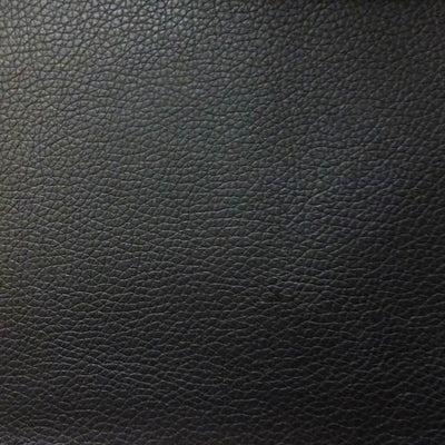 Black 1.2 mm Thickness Soft PVC Faux Leather Vinyl Fabric