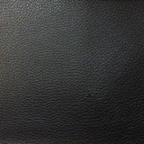 Black 1.2 mm Thickness Soft PVC Faux Leather Vinyl Fabric