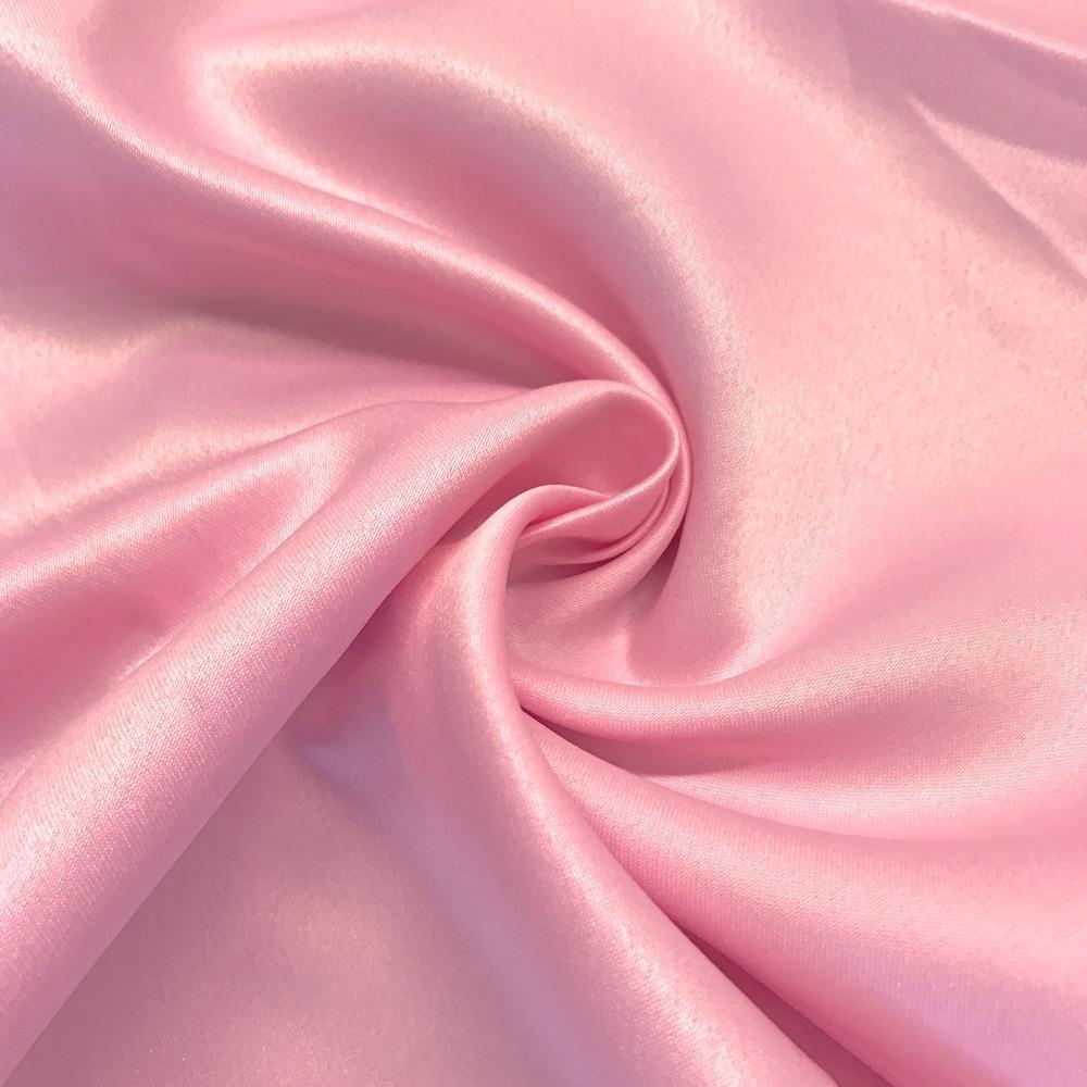 Rose Pink  Gold Iridescent Glitter Lurex Faux Satin Apparel Decor