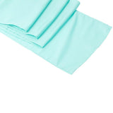 Turquoise Polyester Table Runner