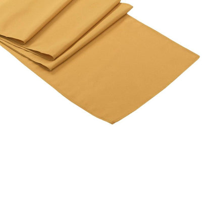Gold Polyester Table Runner
