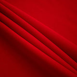 Red Polyester Poplin (60") Fabric