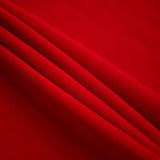 Red Polyester Poplin (60") Fabric / 100 Yards Roll