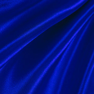Royal Blue Poly Satin Fabric