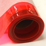 Red 12 Gauge Tinted Plastic Vinyl Fabric / 25 Yards Roll