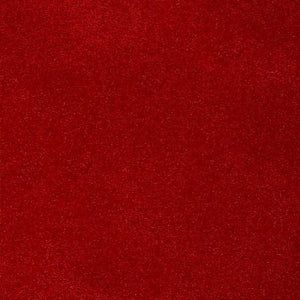 Red Glitter Sparkle Metallic Faux Fake Leather Vinyl Fabric / 40 Yards Roll