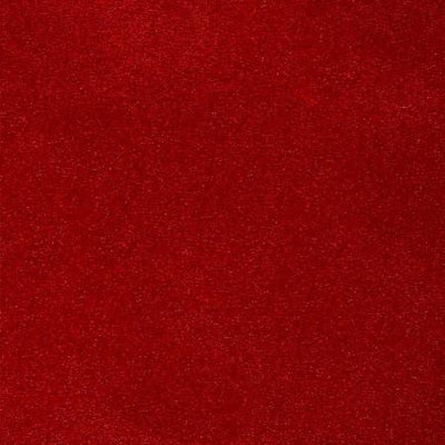 Red Glitter Sparkle Metallic Faux Fake Leather Vinyl Fabric / 40 Yards Roll