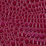 Rose Red Vinyl Crocodile, 55" Inches Wide