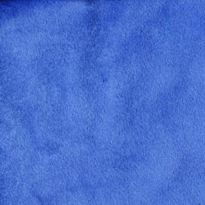 Royal Blue Velboa Fur Solid Short Pile