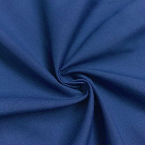 Navy Blue Solid 100% Cotton Fabric