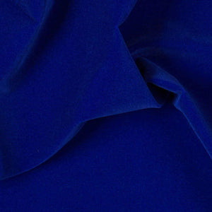 Royal Blue Upholstery Grade Flocking Velvet Fabric / 50 Yards Roll