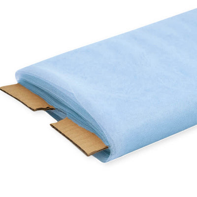 Light Blue Nylon Tulle Fabric, 54