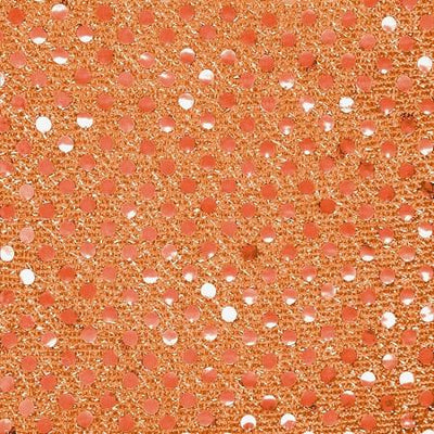 Orange Small Confetti Dots Sequin