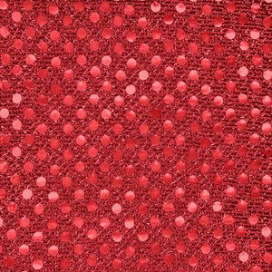 Red Small Confetti Dots Sequin
