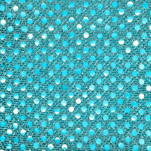 Turquoise Small Confetti Dots Sequin