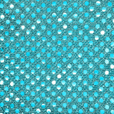 Turquoise Small Confetti Dots Sequin