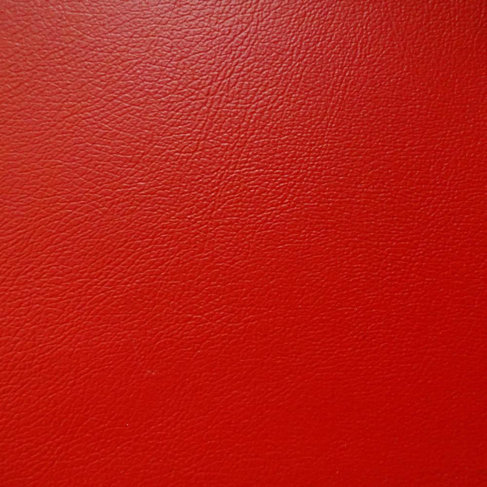 Red 1.0 mm Thickness Soft PVC Faux Leather Vinyl Fabric