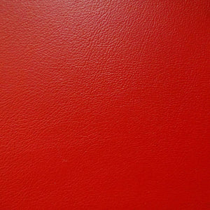 Red 1.0 mm Thickness Soft PVC Faux Leather Vinyl Fabric / 40 Yards Roll
