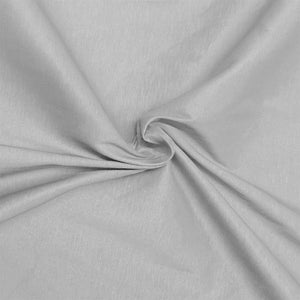 Silver Stretch Taffeta Fabric / 50 Yards Roll