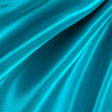 Turquoise Poly Satin Fabric / 50 Yards Roll