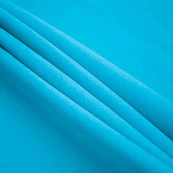 Turquoise Polyester Poplin Fabric