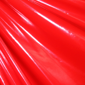 Red 4-Way Glossy Stretch Vinyl Fabric