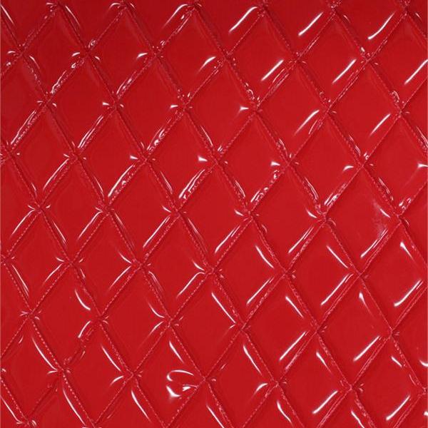 iFabric Red 1.0 mm Thickness Soft PVC Faux Leather Vinyl Fabric