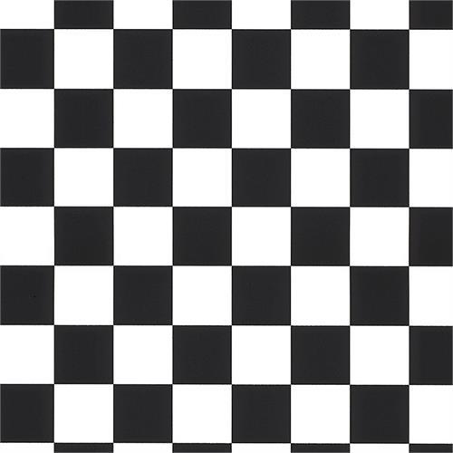1" One Inch Black Racing Checkered Poly Cotton Fabric