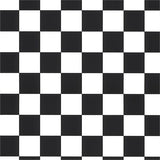 1" One Inch Black Racing Checkered Poly Cotton Fabric