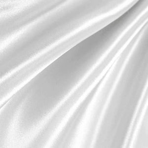 White Bridal Satin Fabric / 50 Yards Roll