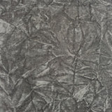 Charcoal Flocking Crushed Velvet Fabric