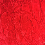 Light Red Flocking Crushed Velvet Fabric