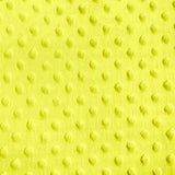 Yellow Minky Dimple Dot Fabric