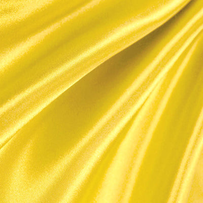 Yellow Poly Satin Fabric