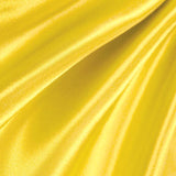 Yellow Poly Satin Fabric / 50 Yards Roll