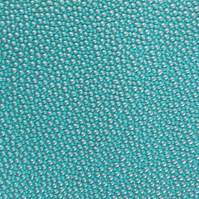Tiffany Green Silver Grain Reptile Embossed Vinyl Fabric / 40 Yards Roll