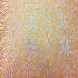 Gold Embroidered Mesh Lace Fabric