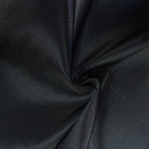 Black Stretch Taffeta Fabric / 50 Yards Roll