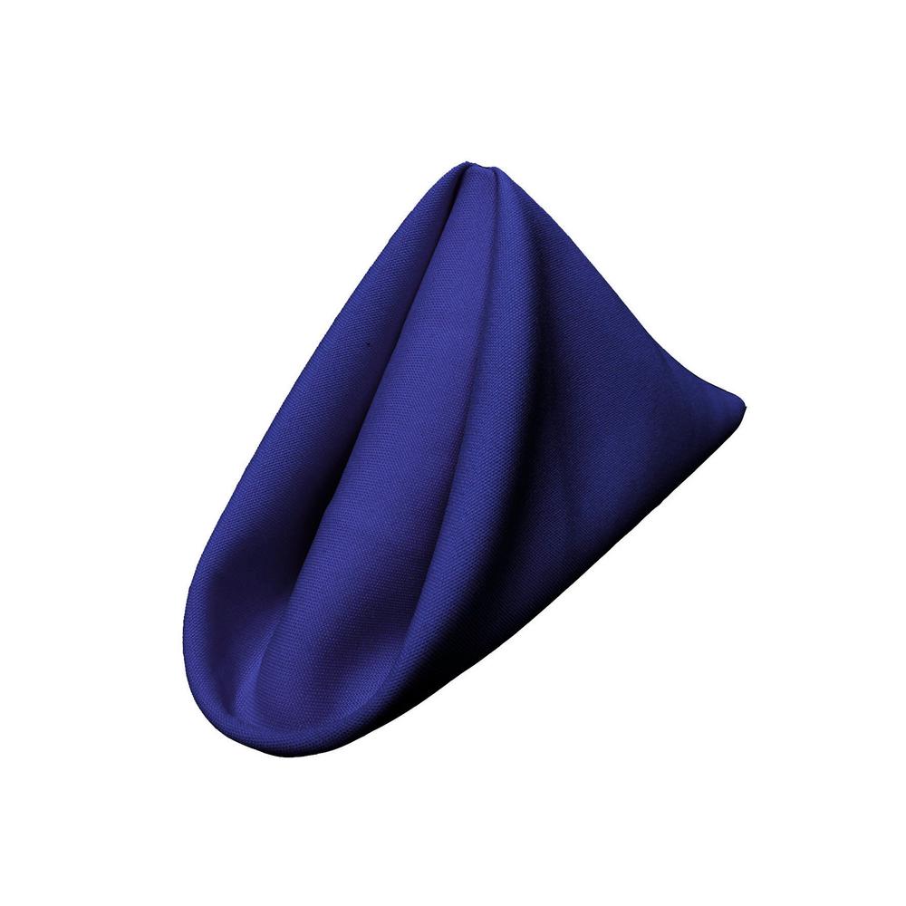 (12 / Pack) Royal Blue 18" Polyester Napkin