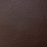 Brown 1.0 mm Thickness Textured PVC Faux Leather Vinyl Fabric / 40 Yards Roll