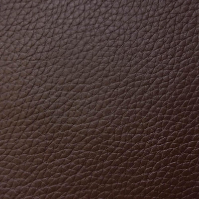 Brown 1.2 mm Thickness Textured PVC Faux Leather Vinyl Fabric